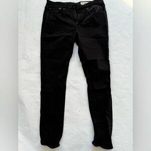 Rag & Bone Cate Mid-Rise Skinny Black Denim Jeans size 30